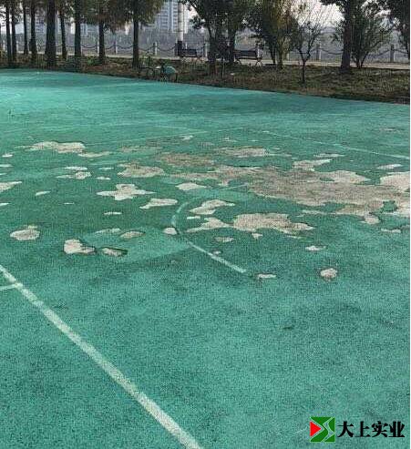 丙烯酸球場(chǎng)起泡脫層