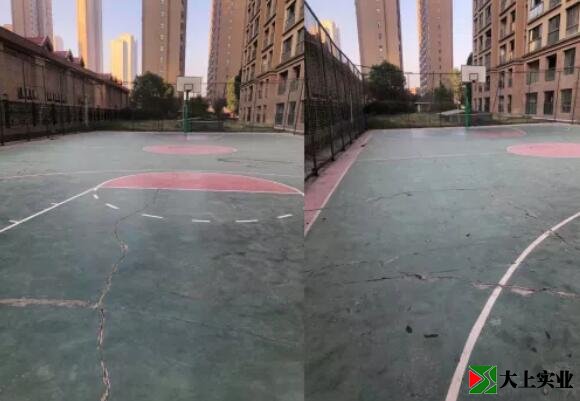破舊的籃球場(chǎng)