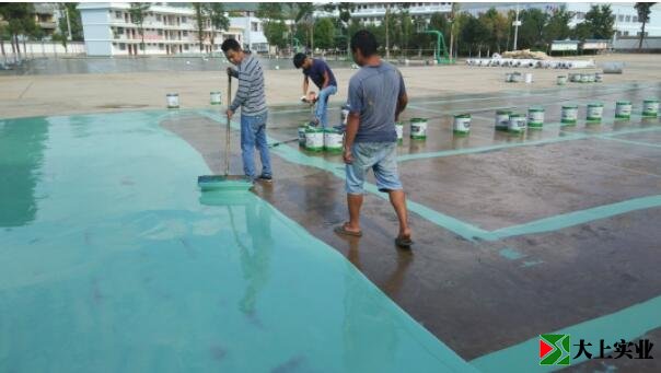 硅PU籃球場(chǎng)彈性層