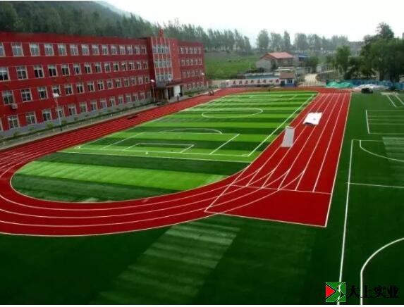 苗可秀學(xué)校的塑膠運(yùn)動(dòng)場(chǎng)