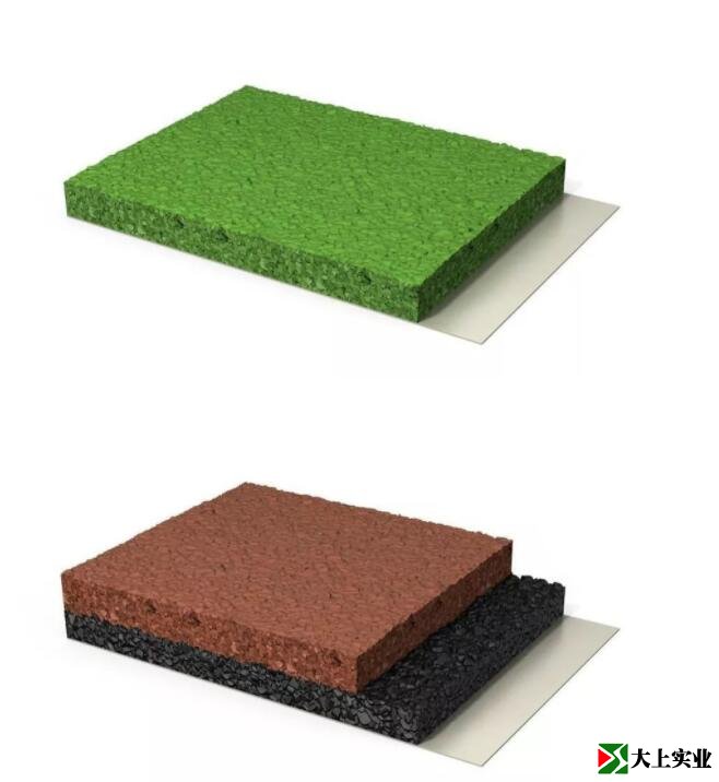 塑膠跑道結(jié)構(gòu)圖