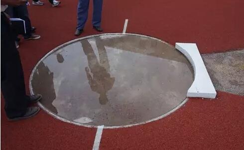 圖7.鉛球投擲區(qū)檢測(cè)現(xiàn)場(chǎng)