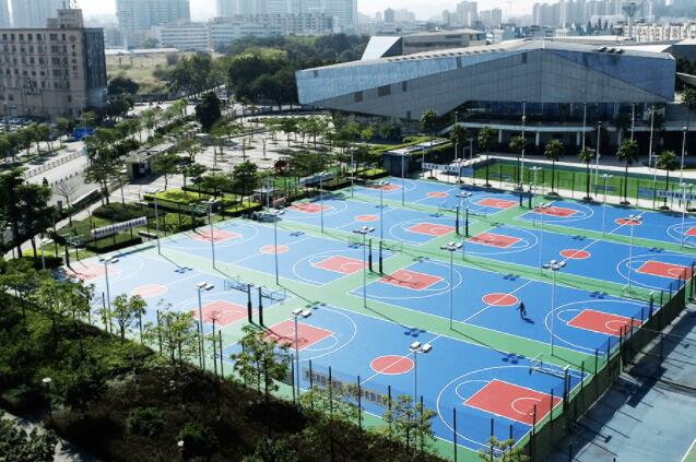 籃球場(chǎng)地翻新