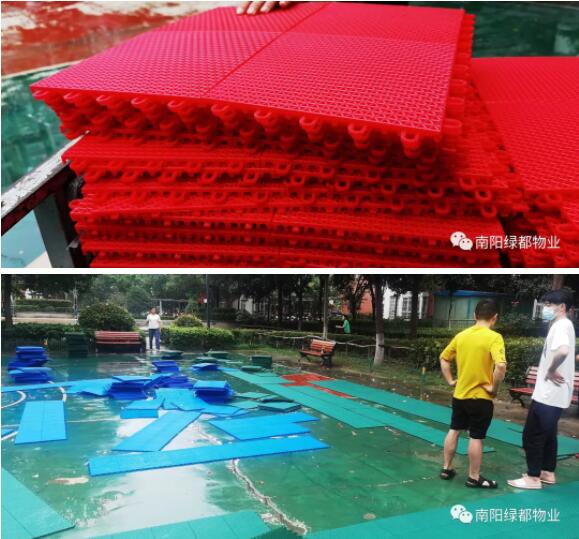 改造進(jìn)行時，施工員在默默工作，小朋友們高興的也幫起忙來啦！