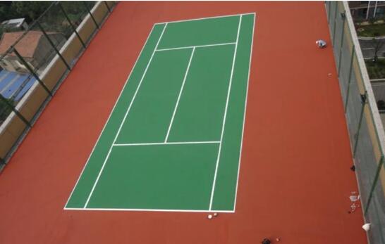 塑膠網(wǎng)球場施工